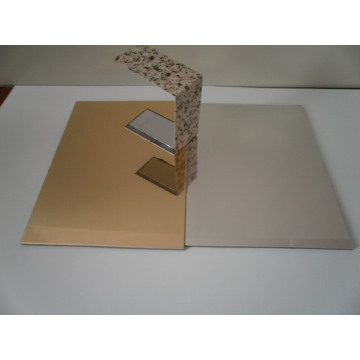 Golden / Silver Mirror Coating PE/PVDF Aluminum Composite Panel ACP / Acm